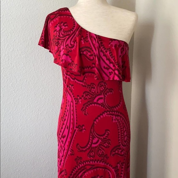 grass collection Dresses Grass Collections Paisley One Shoulder